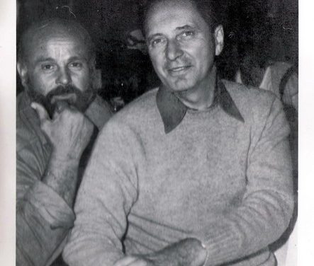 Mircea Deac și George Apostu în tabăra de la Măgura 1970