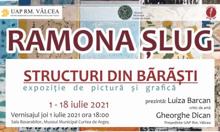 Ramona Șlug Expoziție personală de pictură și grafică “Structuri din Bărăști” @ Muzeul Municipal Curtea de Argeș