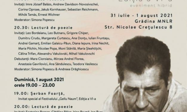 Festivalul „Gellu Naum”, ediția a VI-a @ Muzeul Național al Literaturii Române din București