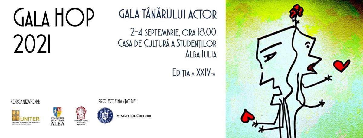 GALA HOP 2021. SI CEVA IN PLUS / Evenimente in cadrul Galei Tanarului Actor