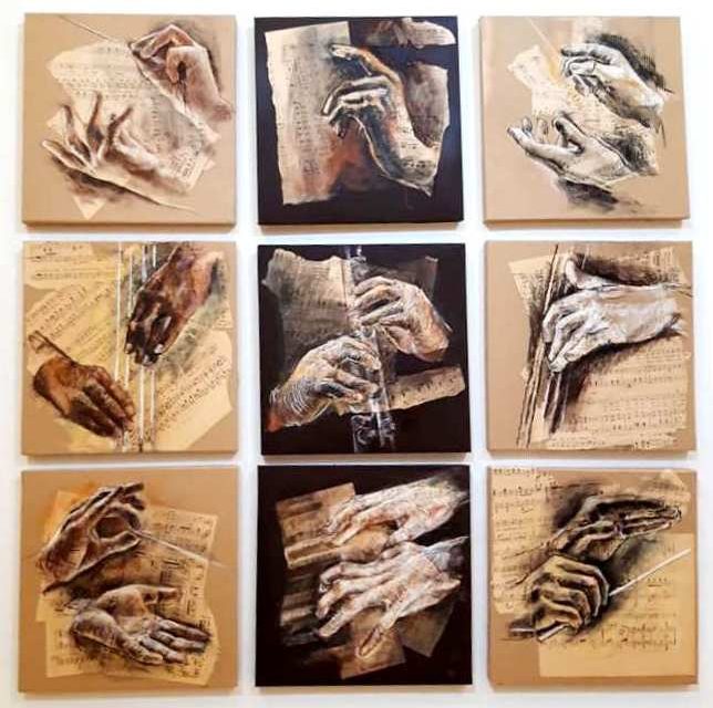 Virgil Mocanu „Conturul utopiei” despre expoziția de grafică și pictură „Ziduri și sunete“ a pictoriței Marilena Murariu de la Biblioteca Academiei Române