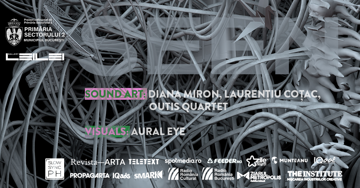 SEEN. Audio performance și visual mapping la Galeria Leilei din București