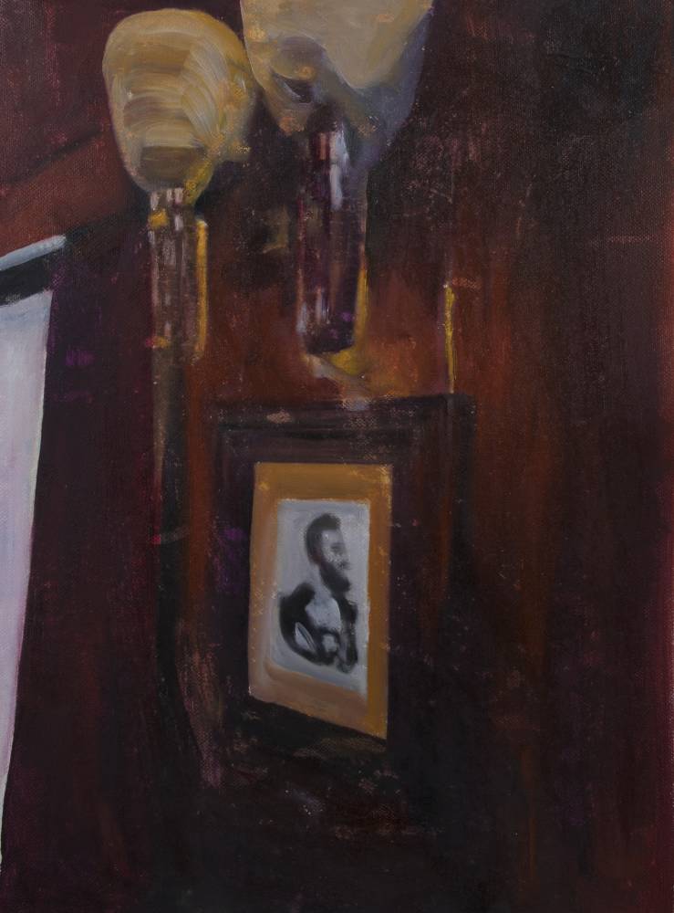 Mihaela Mihalache, Royal train compartment 1, 34x24 cm, 2019