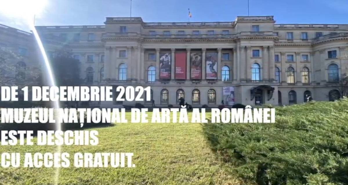 Petreceți Ziua Națională în compania artei! De 1 Decembrie 2021, Muzeul Național de Artă al României va fi deschis cu acces gratuit