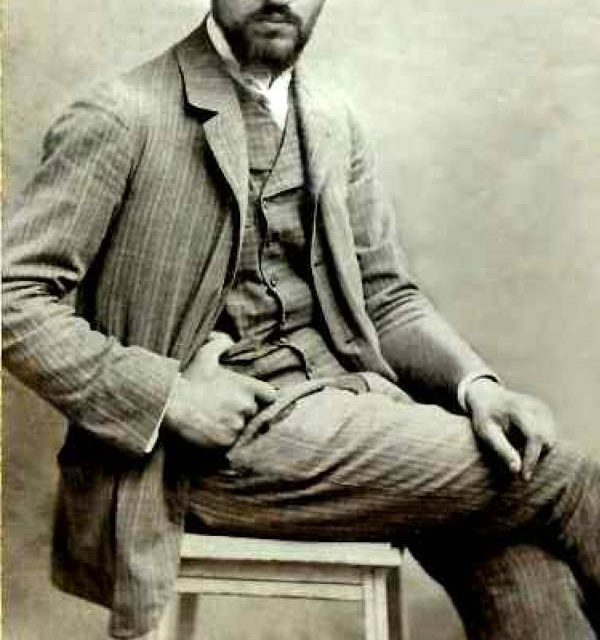 Aurel Popp înainte de a pleca la Paris, 1910