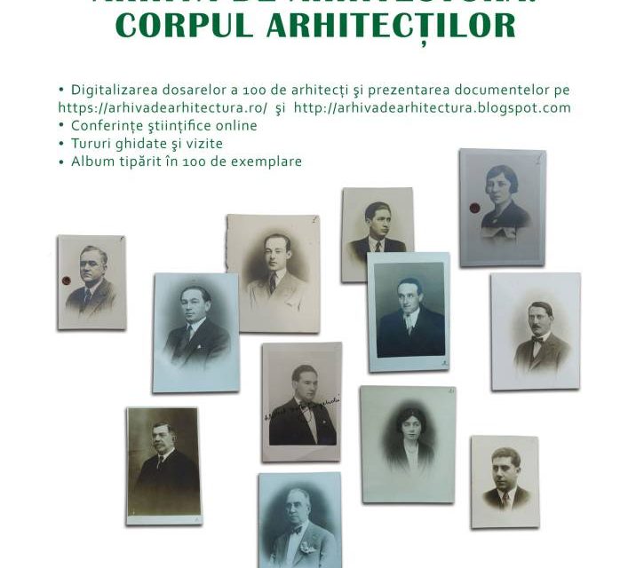 Proiectul „Arhiva de arhitectură: Corpul Arhitecților”