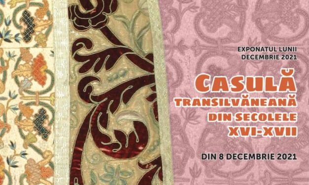 Exponatul lunii decembrie la Muzeul Național de Istorie a României – „Casulă transilvăneană din secolele XVI-XVII”
