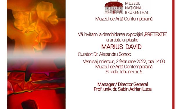Expoziție Marius David „Pretexte” @ Muzeul Național Brukenthal Sibiu