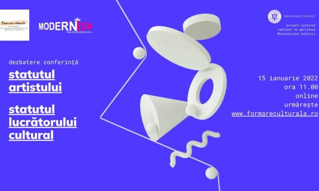 Conferință-dezbatere: despre statutul artistului și statutul lucrătorului cultural @ Formare Culturală