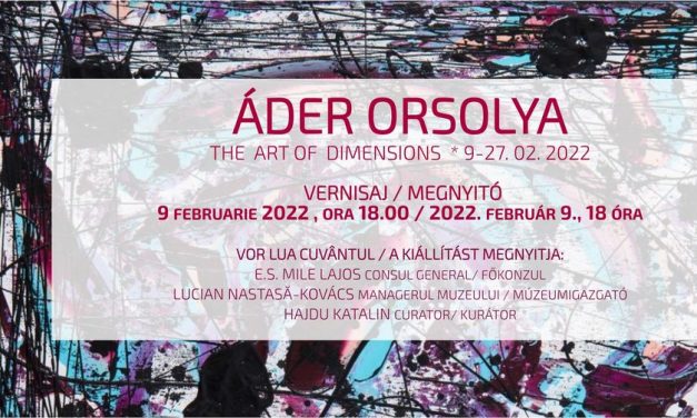 Áder Orsolya. The Art of Dimensions @ Muzeul de Arta Cluj-Napoca