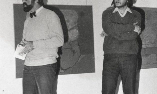 Vernisajul expoziției Christian Paraschiv la Galeria Helios Timișoara 1981, vorbește Coriolan Babeți