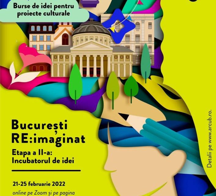 33 de idei de proiecte culturale pentru oraș intră în Incubatorul Burselor de idei „BUCUREȘTI RE:IMAGINAT” @ ARCUB