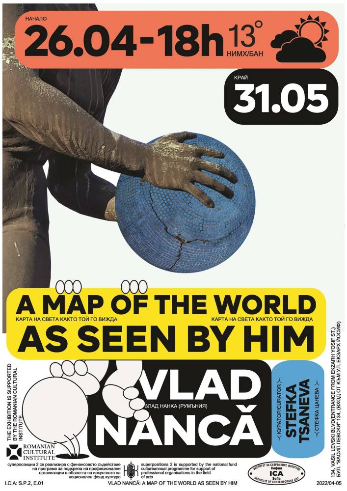 Afis Vlad Nanca_Map of the World as Seen by Him