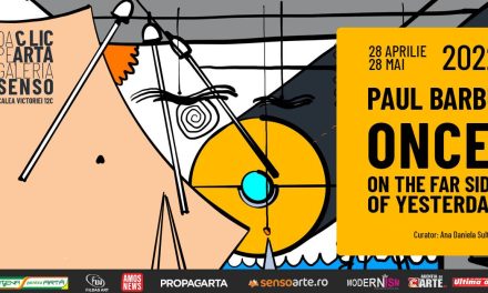 Paul Barbu „Once, on the far side of yesterday”, instalație in-situ la etajul Galeriei Senso, București