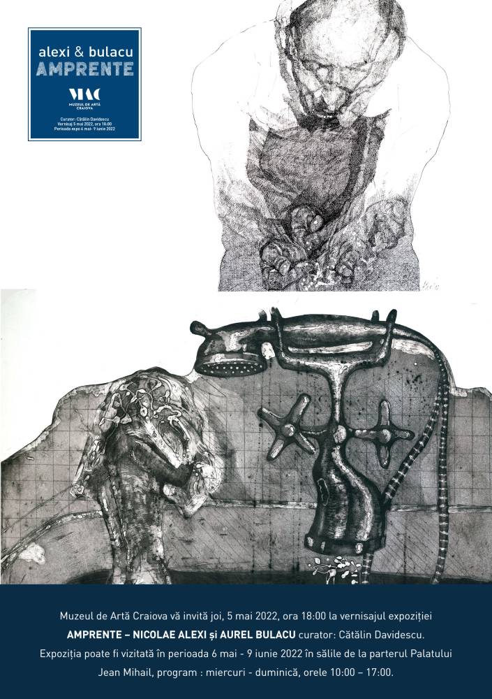 Expoziția „Amprente” Nicolae Alexi și Aurel Bulacu @ Muzeul de Artă Craiova