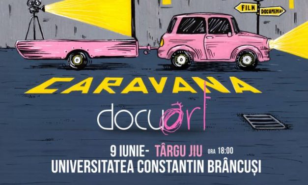 Caravana Docuart: seară de proiecții la Universitatea Constantin Brâncuși din Târgu-Jiu