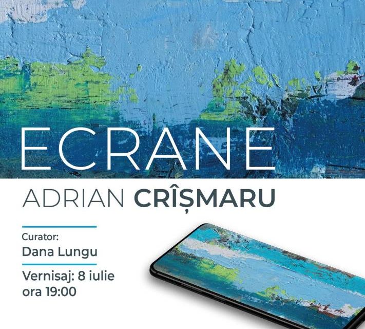 Ecranele pictate ale lui Adrian Crîșmaru, la ArtEast Gallery, Iași