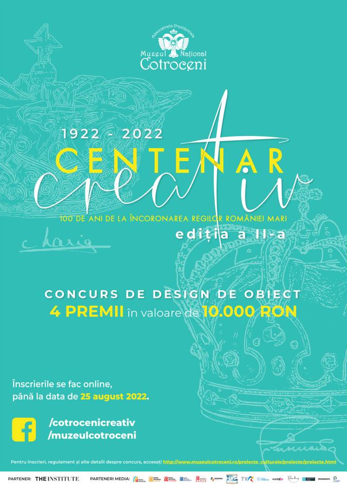 Muzeul Național Cotroceni lansează „Centenar Creativ” – ediția a doua