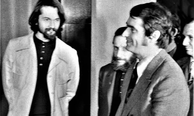 Radu Tănăsescu, Costel Badea și Otto Kudelasz, Sighișoara 1972, imagine din Jurnalul de Actualități din septembrie 1972