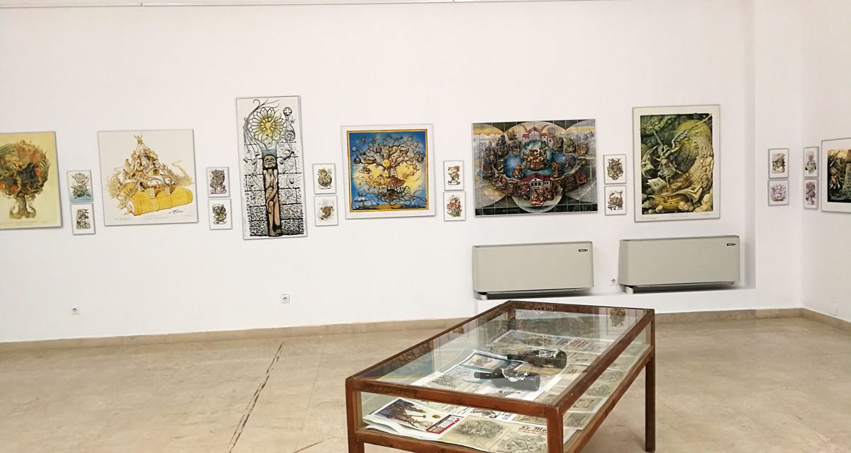 Artistul Tudor Banuș, despre operele sale: „Scot lesa și zgarda rațiunii de pe mână și creion și le las să se zbenguie”