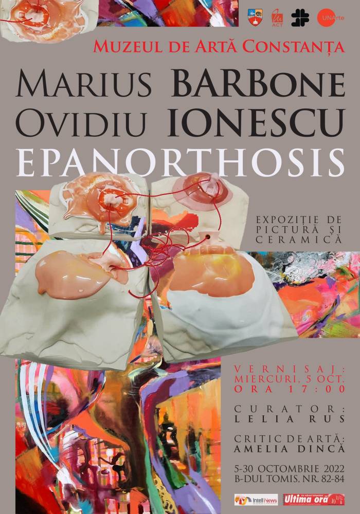 Expoziție de pictură și ceramică „EPANORTHOSIS”, Marius Barb Barbone și Ovidiu Ionescu @ Muzeul de Artă Constanța