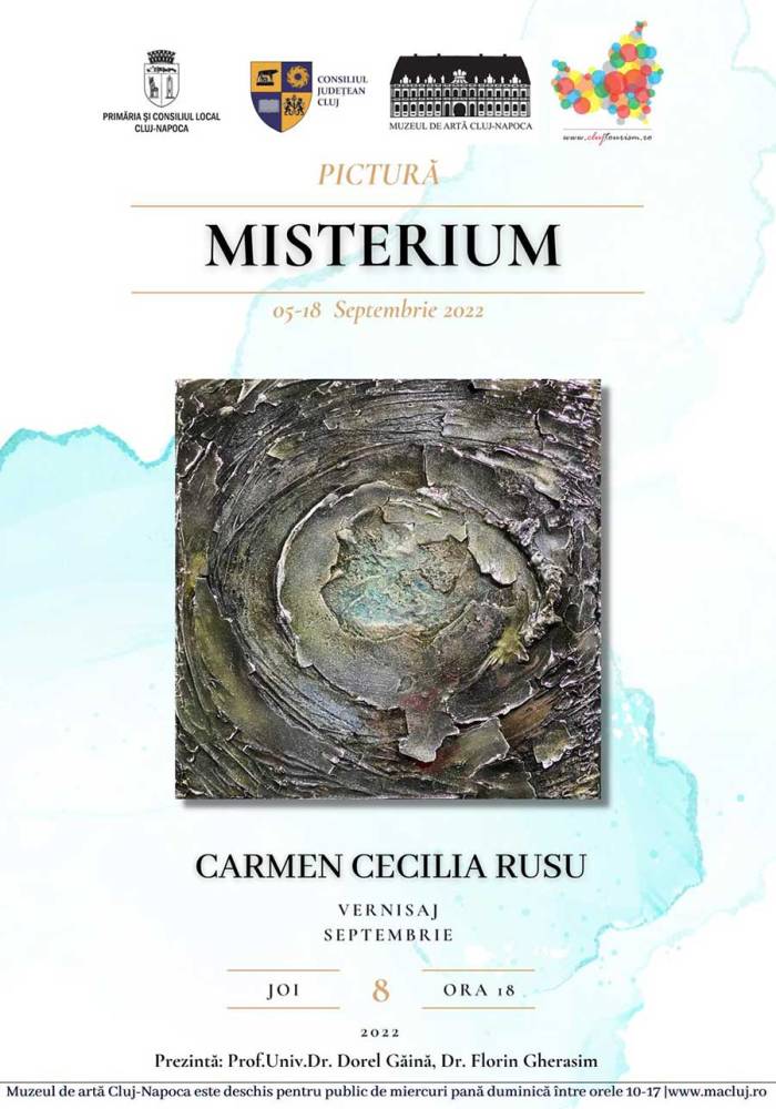 Expoziție personală Carmen Cecilia Rusu „Misterium” @ Muzeul de Artă Cluj-Napoca