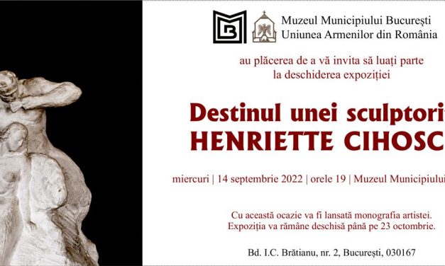 Destinul sculptoriței Henriette Cihoschi, rememorat la Palatul Suțu