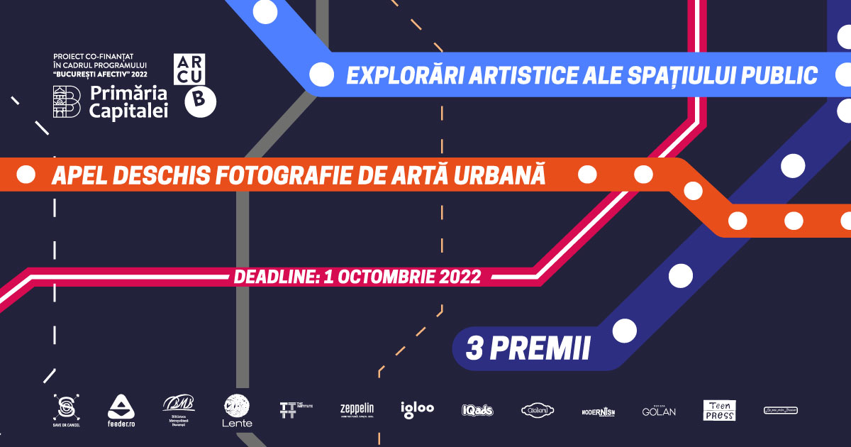 Proiectul Explorări artistice ale spațiului public începe cu un apel deschis pentru fotografii de artă urbană, ateliere creative și tururi ghidate