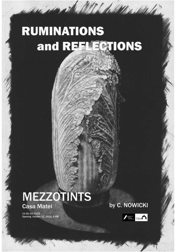Expoziție de grafică „Ruminations & Reflections” de Chris Nowicki @ Galeria Casa Matei, Cluj-Napoca