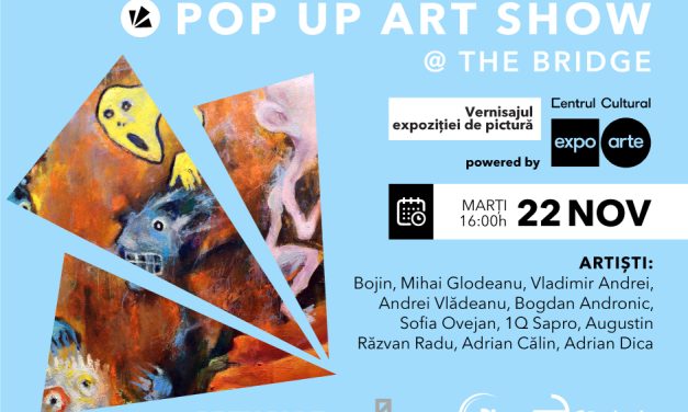 Green Revolution prin Roaba de Cultură în parteneriat cu ArtHalle, The Bridge și Expo Arte vă invită la POP UP ART SHOW