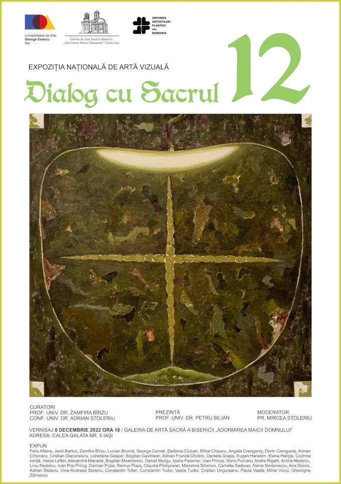 Expoziția Națională „Dialog cu Sacrul” @ Galeria de Artă Sacră a Bisericii Adormirea Maicii Domnului din Iași