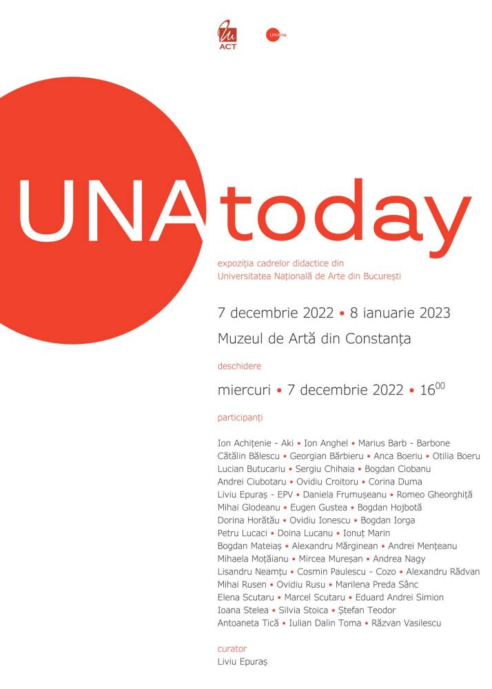 Expoziția „UNA Today” @ Muzeul de Artă Constanţa