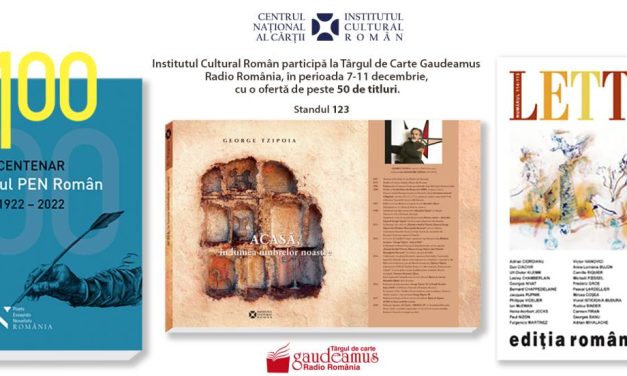Albumul Centenar PEN, albumul memorialistic Țipoia & Tzipoia, cel mai recent număr din „Lettre Internationale” – printre noutățile ICR la Gaudeamus 2022