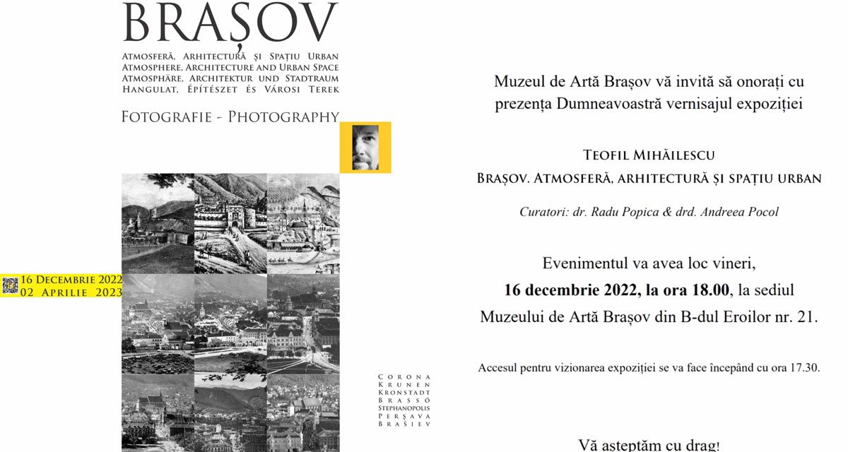 Istoria transformării orașului în noua expoziție a Muzeului de Artă Brașov