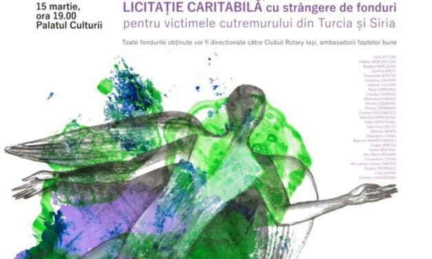 “Sub același cer” licitație de artă în spirjinul victimelor cutremurelor din Turcia și Siria