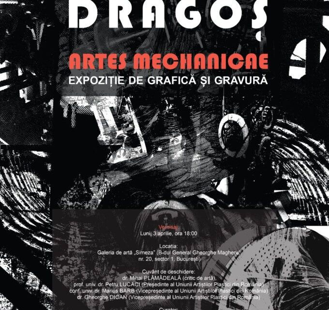 Expoziție de grafică și gravură Răzvan Dragoș „Artes Mechanicae” @ Galeria Simeza, București