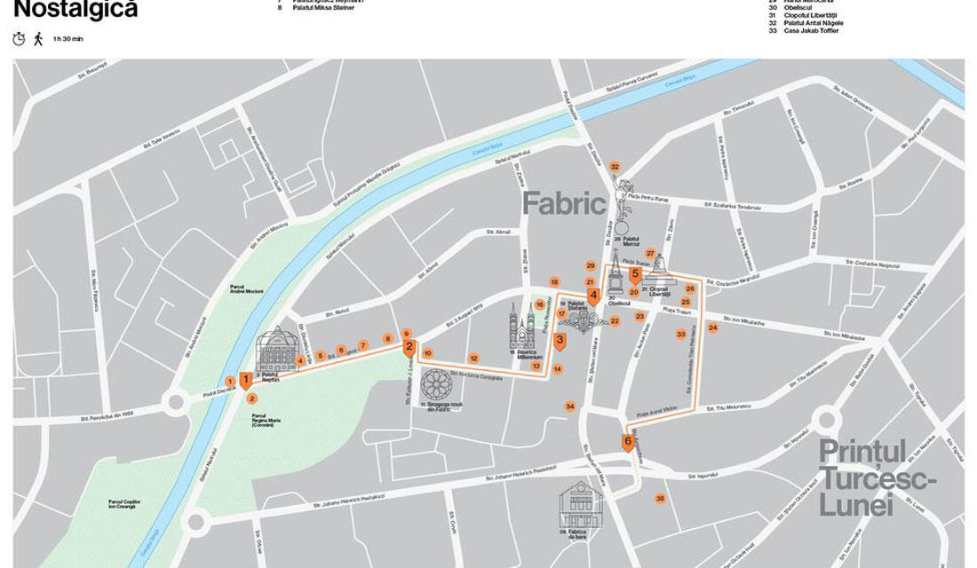 TimWalks – sistem de orientare stradală și promovare a patrimoniului arhitectural timișorean