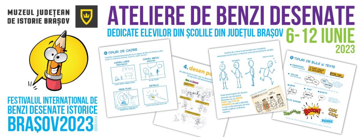 Ateliere de benzi desenate în școlile brașovene