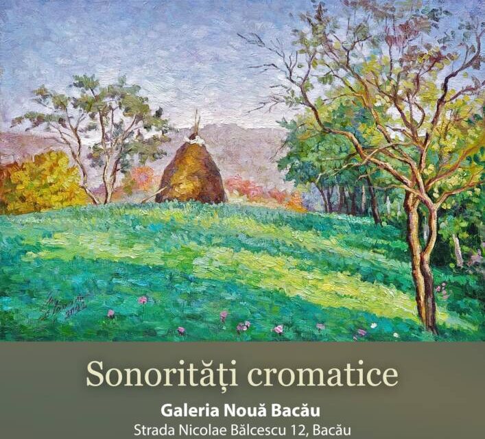 Expoziție Mihai Coțovanu, “Sonorități cromatice” @ Galeria Frunzetti, din Bacău