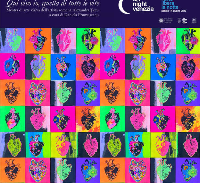 Expoziție personală Alexandra Țecu „Aici trăiesc eu, cea din toate viețile” @ Institutul Român de Cultură și Cercetare Umanistică de la Veneția