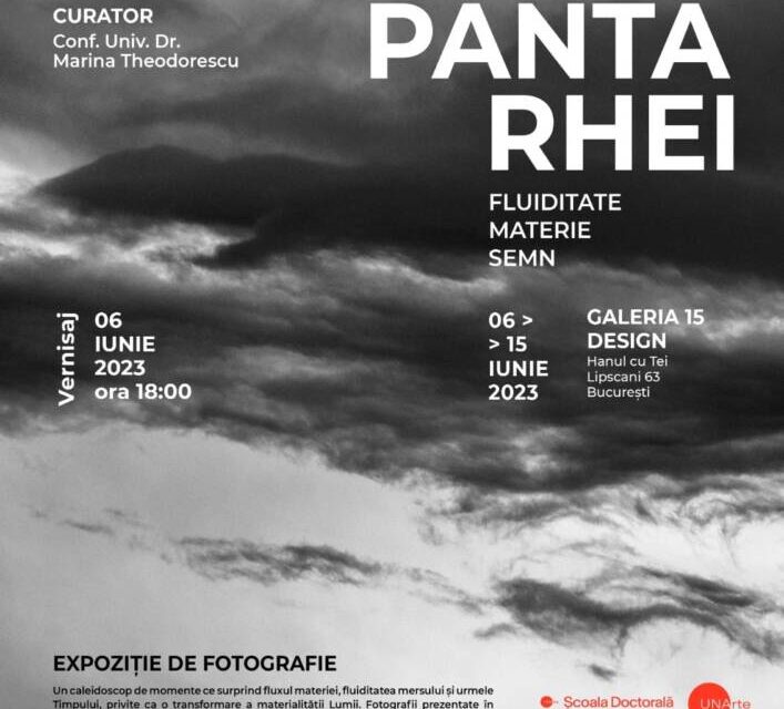 Expoziție de fotografie „Panta Rhei” a artistei Mihaela Moțăianu @ Galeria 15 Design – Hanul cu tei din București