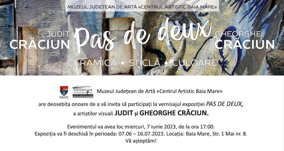 Expoziție Judit și Gheorghe Crăciun, „Pas de Deux” @ Muzeul Județean de Artă «Centrul Artistic Baia Mare»