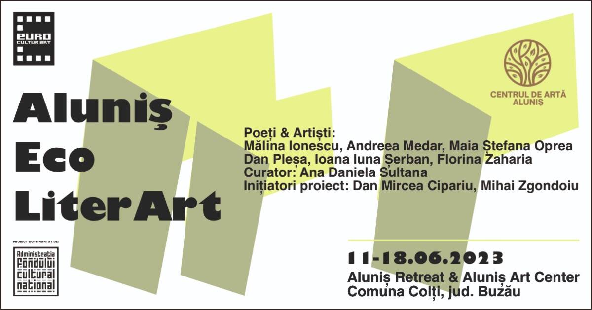 ”Aluniș Eco LiterArt”, un proiect de rezidență de creație inițiat de Dan Mircea Cipariu și Mihai Zgondoiu