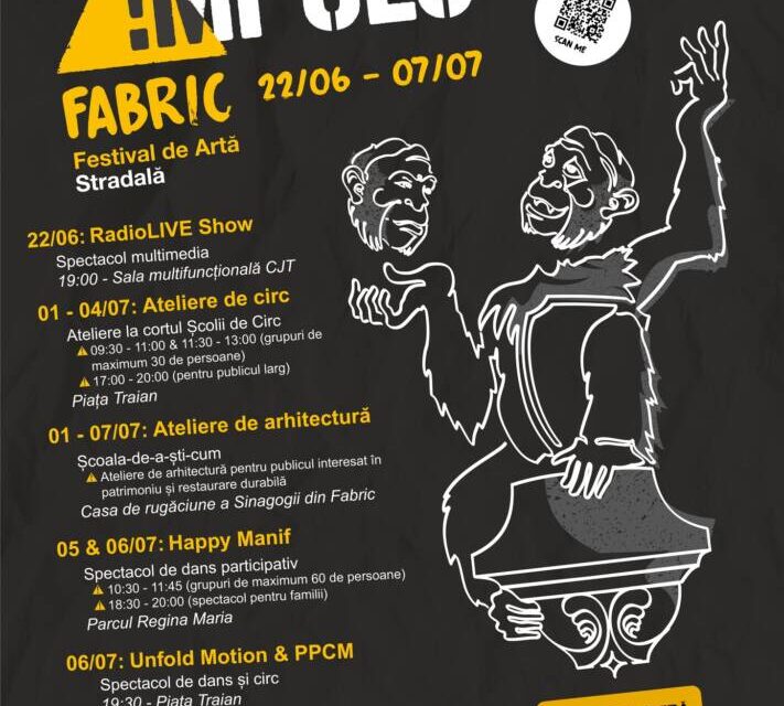 Începe Festivalul Impuls! Cultura ajunge în cartierele Timișoarei