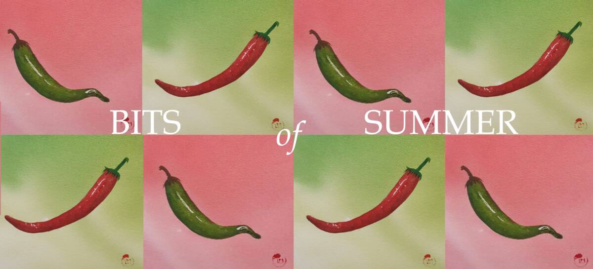 Bits of Summer – Lucian Muntean Watercolor Exhibition @ The Lonely Panda Tea House