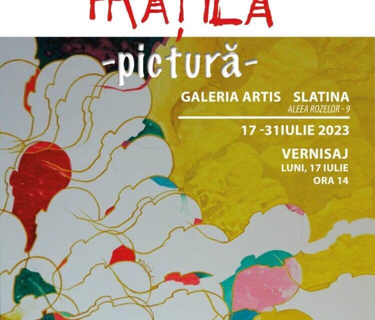 Expoziția pictorului Marius Frățilă Galeria Artis din Slatina