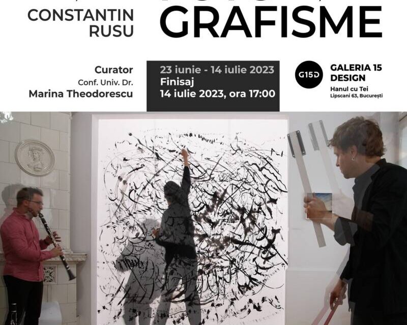 Expoziție Mihaela Moțăianu, Constantin Rusu „Foto > Grafisme” @ Galeria 15 Design, București