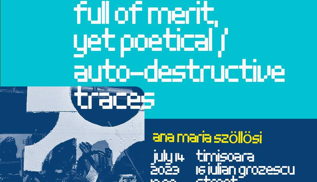 Artă în spațiul public la Timișoara. O minge mare de cretă va începe să fie rulată în oraș, lăsându-și amprenta efemeră