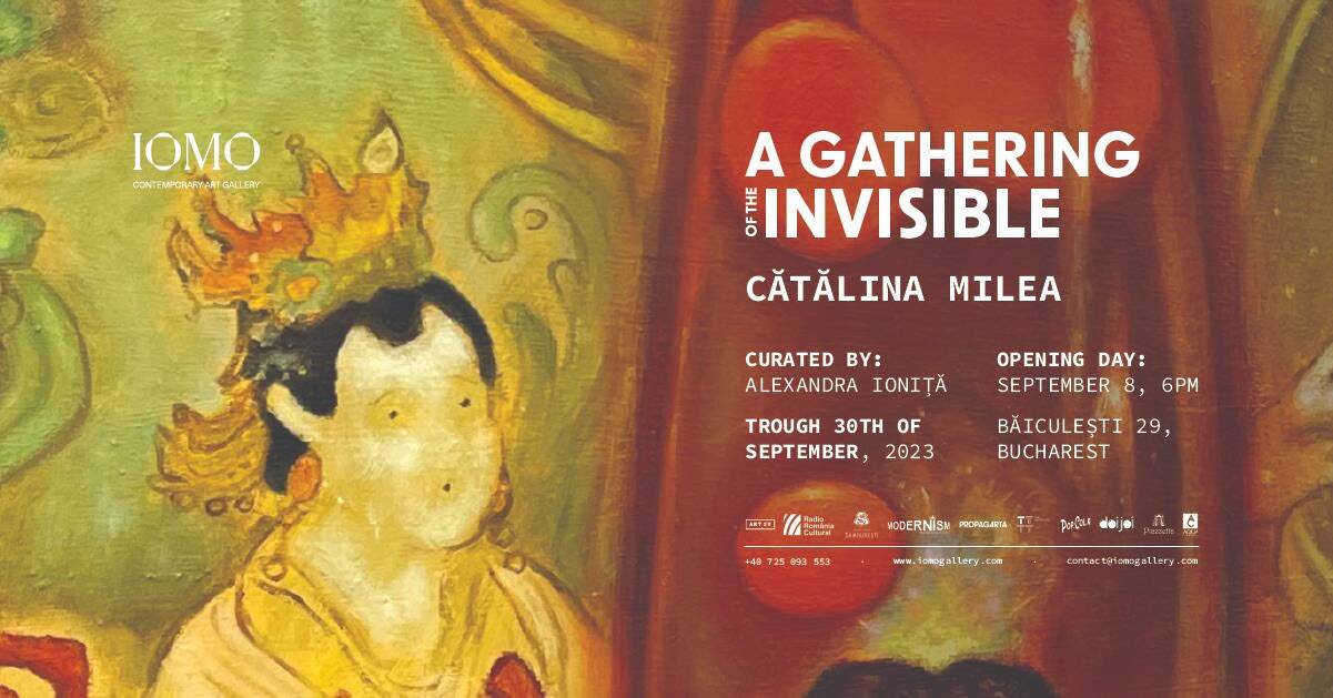 Expoziție Cătălina Milea, „A Gathering Of The Invisible/ O convocare a nevăzutului” @ Iomo Gallery, Combinatul Fondului Plastic, București