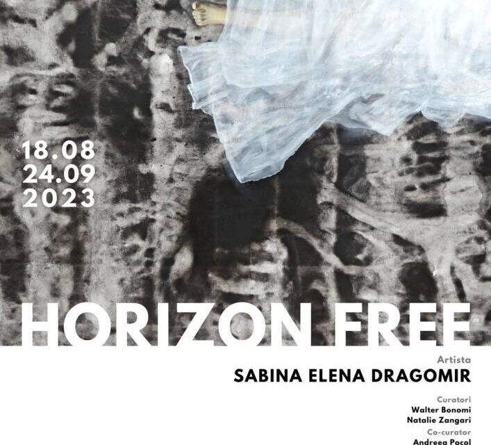 Artista Sabina Elena Dragomir în expoziția „Horizon Free” la Muzeul de Artă Brașov